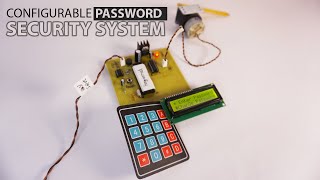 Configurable Password Security System Using 8051  Electronics Projects Ideas [upl. by Shirlie]