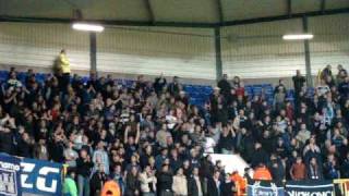 Tottenham Dinamo Dinamo Fans singing [upl. by Annawot]