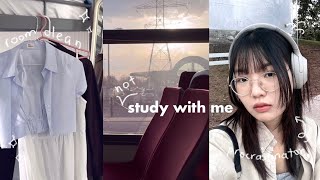 Study with me No procrastinate with me 🫠💻 GRWM Room Clean Brother Reveal Fried Chicken [upl. by Kampmann484]