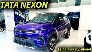 Tata Nexon 2024 Facelift Petrol MT Fearless Review [upl. by Aynat350]