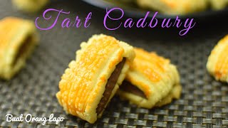 Resepi Tart Cadbury Viral  Coklat tak cair bila dibakar  Biskut Raya [upl. by Naeerb574]