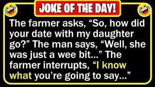 🤣 BEST JOKE OF THE DAY  A man meets a farmer who has three stunning  Funny Clean Jokes [upl. by Brandy]