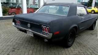 1968 Ford Mustang Hardtop Coupé 302  5 Gang  Ratte  Video I [upl. by Sivek932]