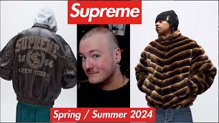 Streetwear Talk  My Thoughts On Supremes Spring  Summer 2024 Lookbook [upl. by Khichabia963]