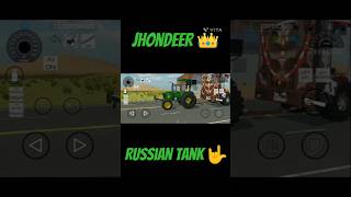 Jhondeer 5310 vs Russian tank Tochan mukabla song shorts gaming battlemode [upl. by Arolf]