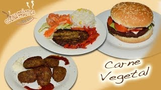 ♥ Receta CARNE VEGETAL DE LENTEJAS ♥ [upl. by Wurst308]