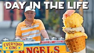 How Dirty Ice Cream is Made Filipino Sorbetes [upl. by Cly760]