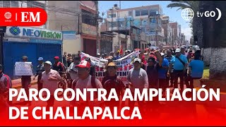 Paro contra de la ampliación del penal de Challapalca  Edición Mediodía  Noticias Perú [upl. by Joshi]