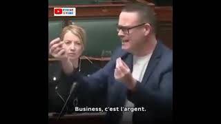 Raoul député Belge exprime sa colère au Parlement belge face à la crise en RDC [upl. by Idalina]