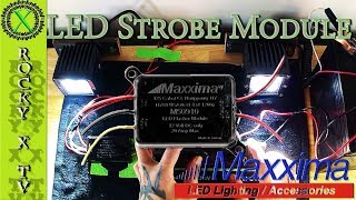 LED Strobe  Flasher Module Maxxima M50910 [upl. by Uriiah]