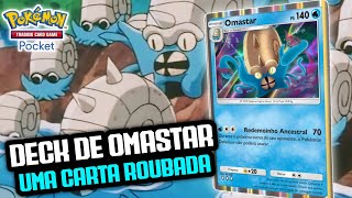 DECK DE OMASTAR POKEMON TCG POCKET É SIMPLES E MUITO EFICAZ 💎💎💎 [upl. by Neerual]