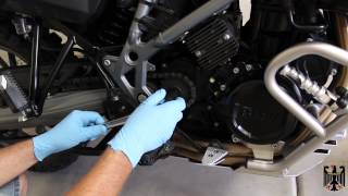 BMW F650GS Touratech 16 Tooth Front Sprocket Installation [upl. by Kind]