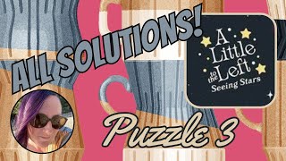 Seeing Stars DLC  Puzzle 3  Mugs  ALL Solutions  A Little to the Left [upl. by Dennis]