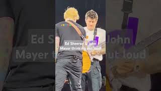 Ed Sheeran amp John Mayer guitar talk back edsheeran johnmayer [upl. by Philcox]