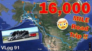 ALASKA ROADTRIP Full Itinerary 169 Days16K Miles RV Fulltime Living RV COUPLE RV LIFE [upl. by Joanie]