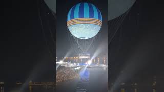 Aerophile Balloon Lighting Up the Night at Disney Springs DisneySprings Aerophile NightLights [upl. by Marozas]