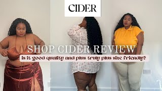 SIZE 24 TRIES SHOP CIDER CLOTHES  Honest review [upl. by Garrison]