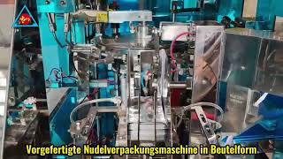 Vorgefertigte Nudelverpackungsmaschine in Beutelform [upl. by Lamphere]