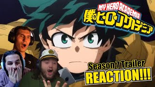 Best Season Incoming  My Hero Academia Season 7 Trailer 2 REACTION [upl. by Calia]