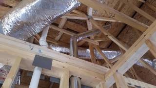 Home Inspection New Construction Dryer Vent [upl. by Leatrice]