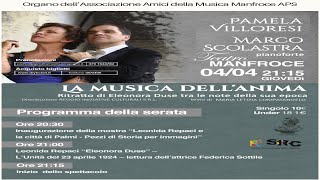 â€œLa Musica dellâ€™Animaâ€ con Pamela Villoresi e Marco Scolastra Pianoforte [upl. by Eintroc729]