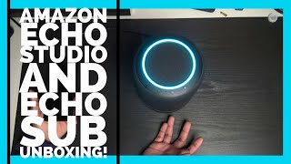 Amazon Echo Studio and Echo Sub Unboxing [upl. by Kaufman442]