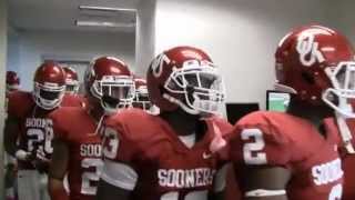 Sooners Exit Locker Room for 2012 Red River Rivalry [upl. by Zeba]