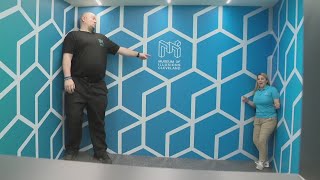 Museum of Illusions opening in Cleveland Take a sneak peek inside [upl. by Egon]