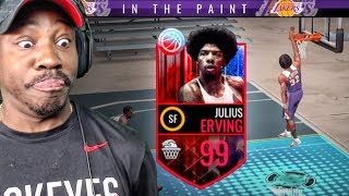 99 OVR JULIUS ERVING DUNKING ON WHOLE TEAM NBA Live Mobile Gameplay Ep 155 [upl. by Enaenaj32]