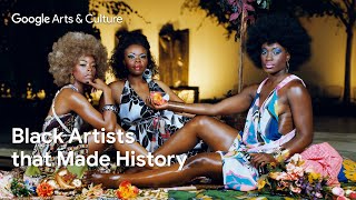 🎨👧🏿8 amazing BLACK ARTISTS that challenge the Status Quo with CydBee  Google Arts amp Culture [upl. by Diego655]