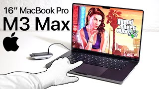 7000 MacBook Pro M3 Max Unboxing  Running Windows Games GTA5 Cyberpunk 2077 [upl. by Alit949]