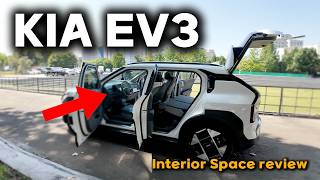 Unpacking the 2025 KIA EV3 Detailed Review of Interior amp Trunk Space [upl. by Telocin]