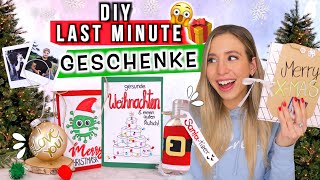 LAST MINUTE DIY Weihnachtsgeschenke selber machen 🎁 schnelle Geschenk DIY 2020  Cali Kessy [upl. by Aminta634]