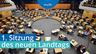 Die konstituierende Sitzung des Landtags in Thüringen  MDR [upl. by Van]