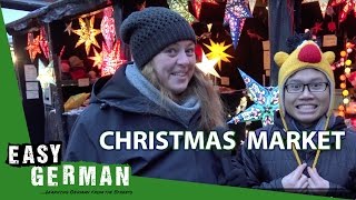 At the Christmas Market  Super Easy German 10 [upl. by Ellehcen951]