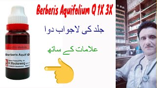 Berberis Aquifolium Q 1x 3x benefits amp use ll Dr Asad Abbas [upl. by Nepean968]