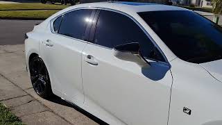 2022 Lexus IS 350 F Sport Ultra White  Washed [upl. by Bremser]