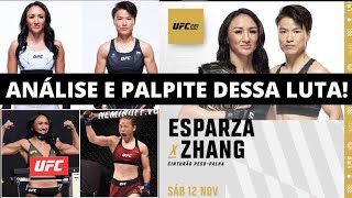 CARLA ESPARZA VS ZHANG WEILI PALPITE UFC 281 carlaesparza zhangweili ufc281 resenha ufc mma [upl. by Faus]