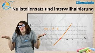 Nullstellensatz von Bolzano mit Intervallhalbierung  StrandMathe  Oberstufe ★ Übung 1 [upl. by Olin]