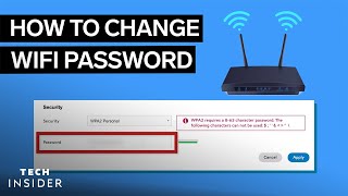 How To Change WiFi Password 2022 [upl. by Allenrad281]