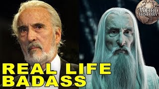 Actor Christopher Lee Was A Real Life Badass [upl. by Nessej]