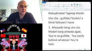 Reduplicated Tagalog Words Part XII shorts [upl. by Bigot836]