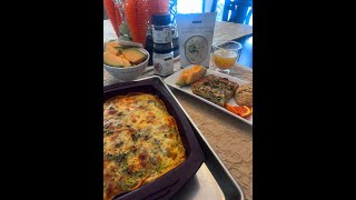 Yam Broccoli Quiche [upl. by Inajar]