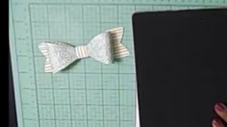 How to Make a Bow with a Sizzix Die Make it Monday [upl. by Griselda27]