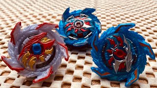 BATTLE King Helios VS Kolossal Helios Metal amp Plastic  Hasbro Beyblade Burst Surge Speed Storm [upl. by Conah]