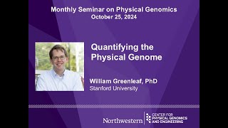 Quantifying the Physical Genome  William Greenleaf [upl. by Korman33]