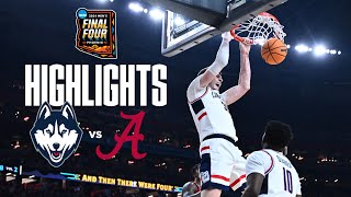 HIGHLIGHTS  UConn Men’s Basketball vs Alabama  Final Four [upl. by Enitsud104]