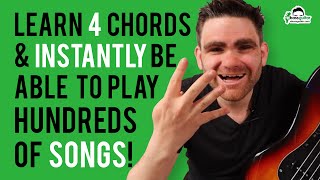 Learn 4 Chords amp Instantly Be Able To Play Hundreds Of Songs [upl. by Beitz]