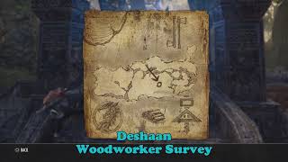 ESO Deshaan Woodworker Survey Location The Elder Scrolls Online [upl. by Ayatal]