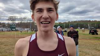 RI State Meet La Salles Marshall Vernon claims boys crown [upl. by Hsirrehc427]